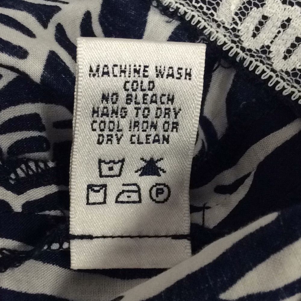 Lilly Pulitzer Navy/White Animal Print Girls Dress - Picture 9 of 10
